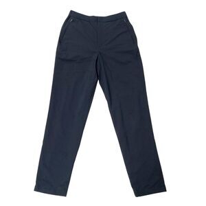 Uniqlo Heattech Easy Pants Womens Small Navy Tapered Fleece Lined Activewear
